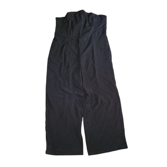 Wild Fable Jumpsuit Womens Plus Size 1X Solid All Black Removable Straps NWT - Picture 1 of 6